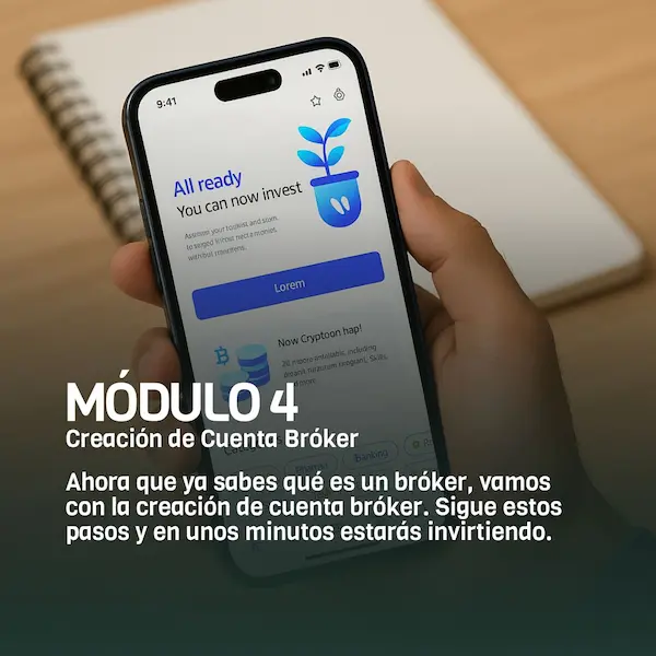 Portada creación de cuenta bróker