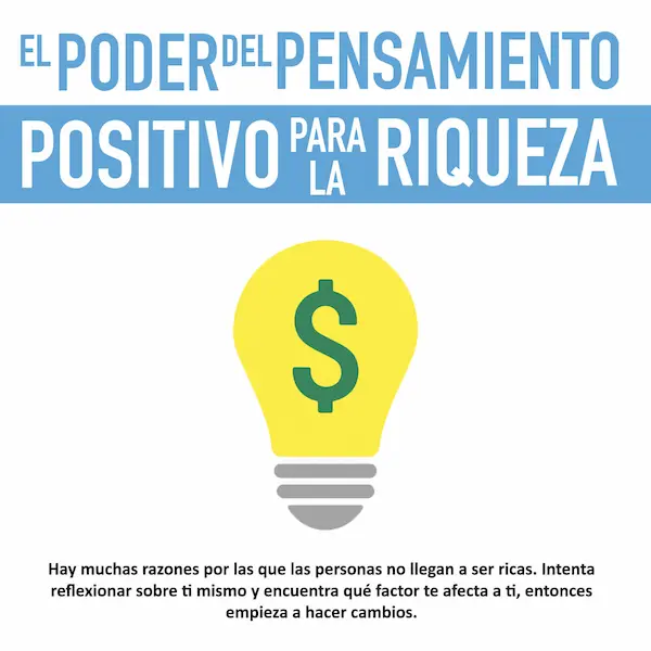 Portada Libro el Poder del Pensamiento Positivo para la Riqueza