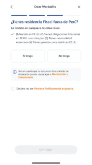 6. Responde el mini formulario.