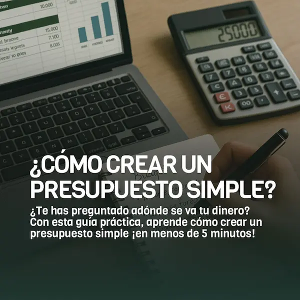 Portada como crear un presupuesto